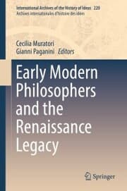 Cover von Early Modern Philosophers and the Renaissance Legacy