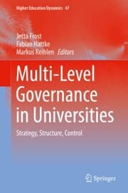 Cover von Multi-Level Governance in Universities