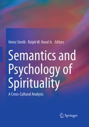 Cover von Semantics and Psychology of Spirituality