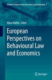 Cover von European Perspectives on Behavioural Law and Economics