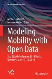 Cover von Modeling Mobility with Open Data