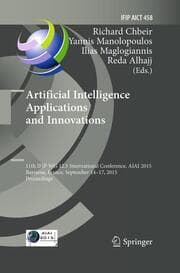 Cover von Artificial Intelligence Applications and Innovations