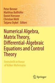 Cover von Numerical Algebra, Matrix Theory, Differential-Algebraic Equations and Control Theory