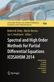 Cover von Spectral and High Order Methods for Partial Differential Equations ICOSAHOM 2014