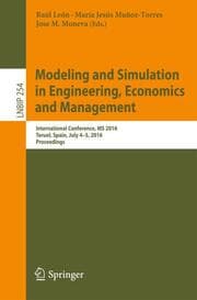 Cover von Modeling and Simulation in Engineering, Economics and Management