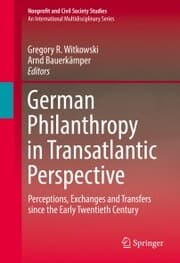 Cover von German Philanthropy in Transatlantic Perspective