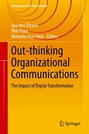Cover von Out-thinking Organizational Communications