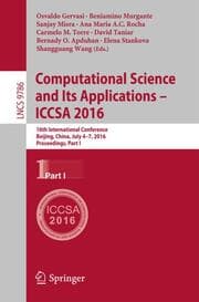 Cover von Computational Science and Its Applications - ICCSA 2016