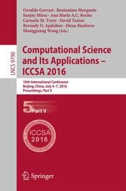 Cover von Computational Science and Its Applications - ICCSA 2016