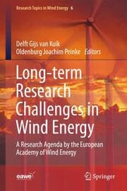 Cover von Long-term Research Challenges in Wind Energy - A Research Agenda by the European Academy of Wind Energy