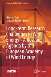 Cover von Long-term Research Challenges in Wind Energy - A Research Agenda by the European Academy of Wind Energy