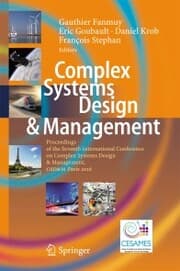 Cover von Complex Systems Design & Management