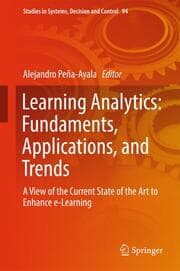 Cover von Learning Analytics: Fundaments, Applications, and Trends