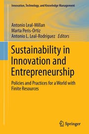 Cover von Sustainability in Innovation and Entrepreneurship