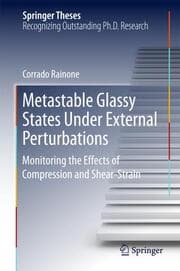 Cover von Metastable Glassy States Under External Perturbations