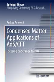 Cover von Condensed Matter Applications of AdS/CFT