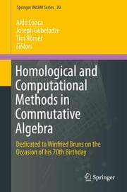 Cover von Homological and Computational Methods in Commutative Algebra