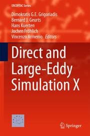 Cover von Direct and Large-Eddy Simulation X