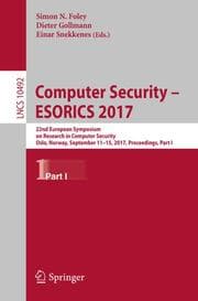 Cover von Computer Security - ESORICS 2017