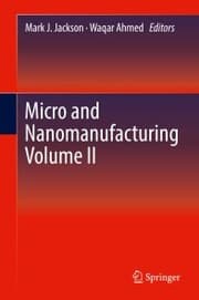 Cover von Micro and Nanomanufacturing Volume II