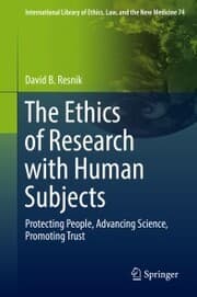 Cover von The Ethics of Research with Human Subjects