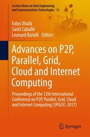 Cover von Advances on P2P, Parallel, Grid, Cloud and Internet Computing