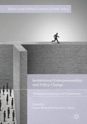 Cover von Institutional Entrepreneurship and Policy Change