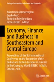 Cover von Economy, Finance and Business in Southeastern and Central Europe