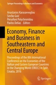 Cover von Economy, Finance and Business in Southeastern and Central Europe