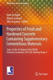 Cover von Properties of Fresh and Hardened Concrete Containing Supplementary Cementitious Materials