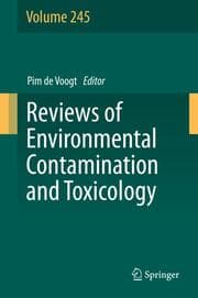 Cover von Reviews of Environmental Contamination and Toxicology Volume 245