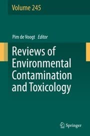 Cover von Reviews of Environmental Contamination and Toxicology Volume 245