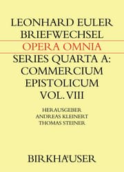 Cover von Briefwechsel von Leonhard Euler mit Johann Andreas von Segner und anderen Gelehrten aus Halle