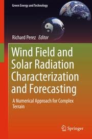 Cover von Wind Field and Solar Radiation Characterization and Forecasting
