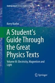 Cover von A Student's Guide Through the Great Physics Texts