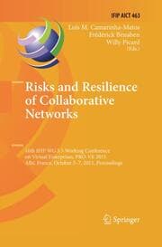 Cover von Risks and Resilience of Collaborative Networks