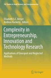 Cover von Complexity in Entrepreneurship, Innovation and Technology Research