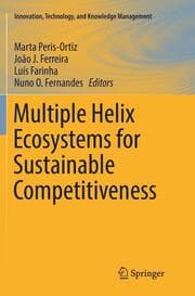 Cover von Multiple Helix Ecosystems for Sustainable Competitiveness