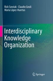 Cover von Interdisciplinary Knowledge Organization