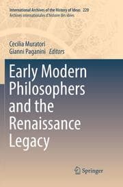 Cover von Early Modern Philosophers and the Renaissance Legacy