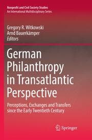 Cover von German Philanthropy in Transatlantic Perspective
