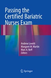 Cover von Passing the Certified Bariatric Nurses Exam