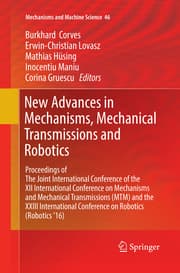 Cover von New Advances in Mechanisms, Mechanical Transmissions and Robotics