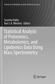 Cover von Statistical Analysis of Proteomics, Metabolomics, and Lipidomics Data Using Mass Spectrometry
