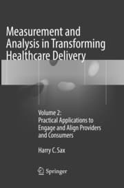 Cover von Measurement and Analysis in Transforming Healthcare Delivery