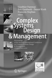 Cover von Complex Systems Design & Management