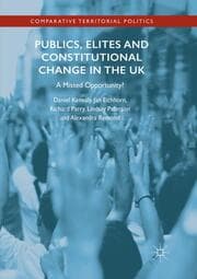 Cover von Publics, Elites and Constitutional Change in the UK