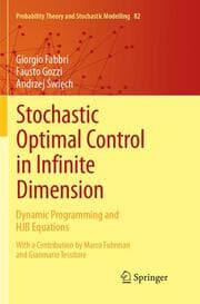 Cover von Stochastic Optimal Control in Infinite Dimension