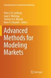 Cover von Advanced Methods for Modeling Markets