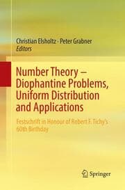 Cover von Number Theory - Diophantine Problems, Uniform Distribution and Applications